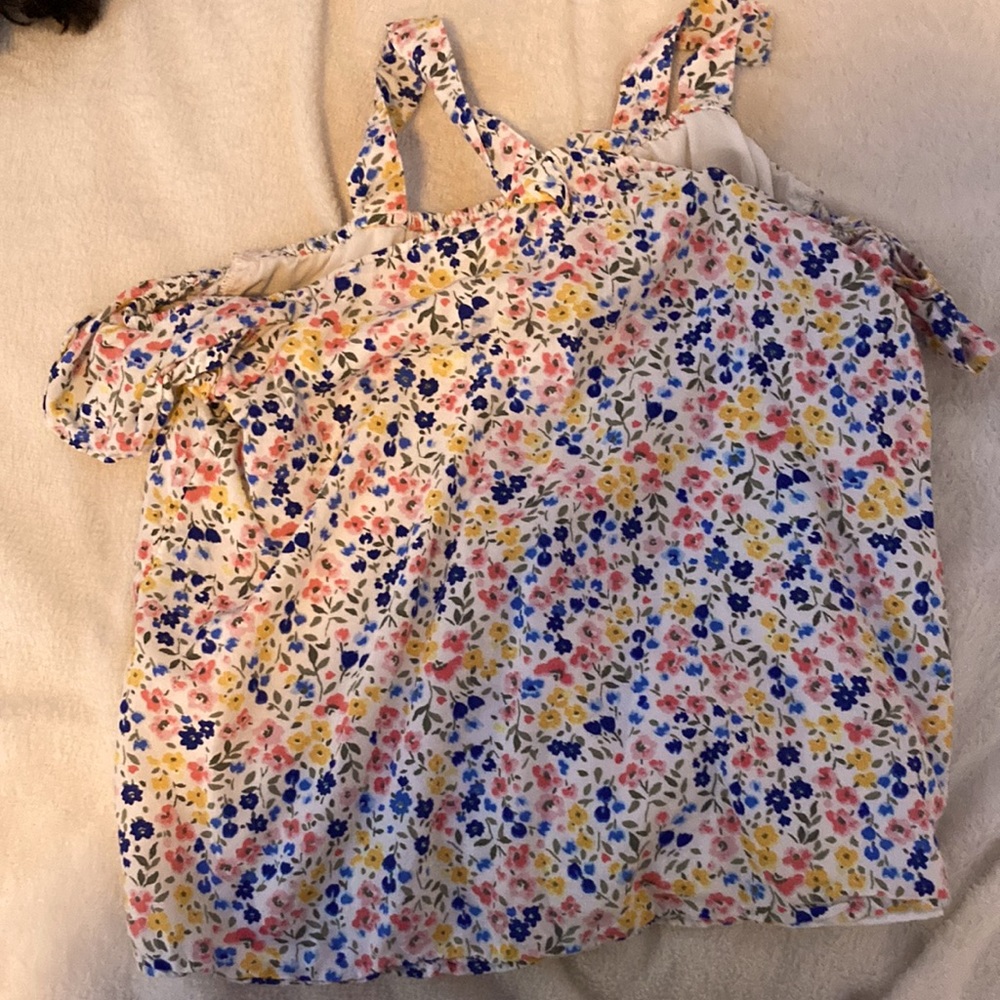 Flower crop top